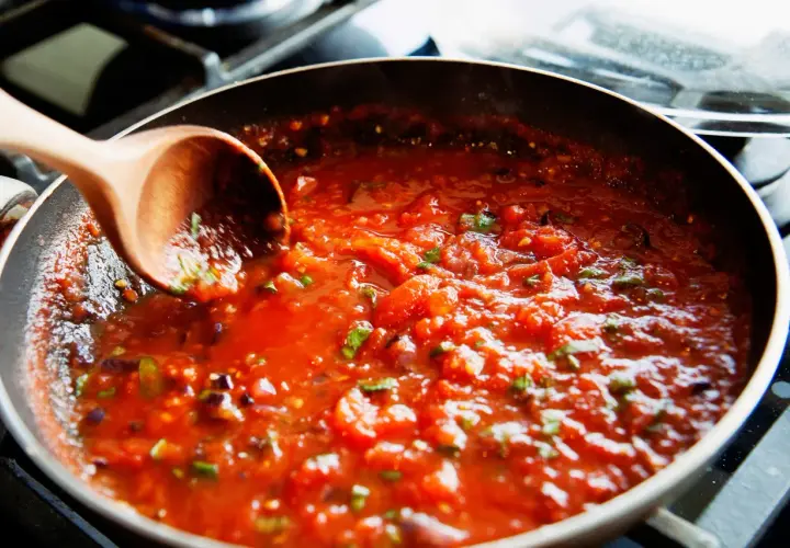 Szybki przepis na sos do spaghetti do słoików z mięsem, który zachwyci